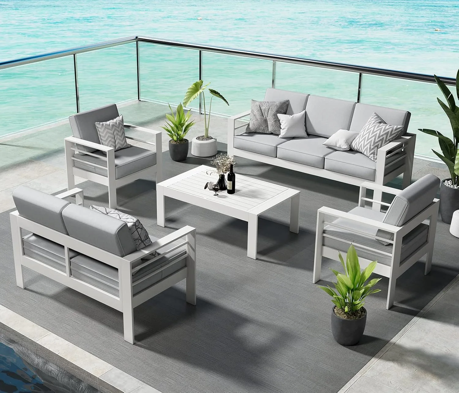 Aluminum sofa set (31)