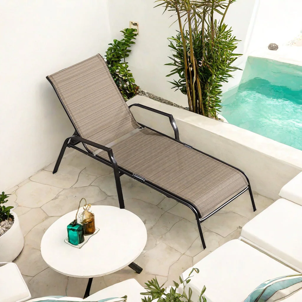 Steel chaise lounger sofa set (34)