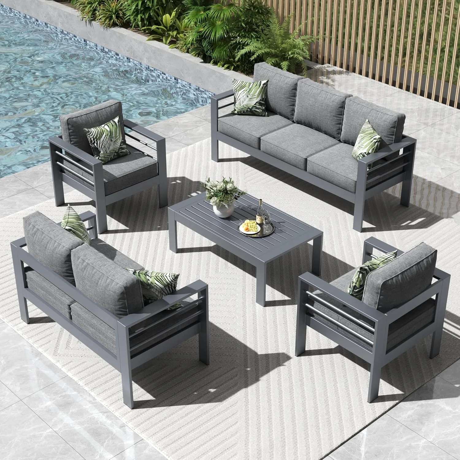 Aluminum sofa set (79)