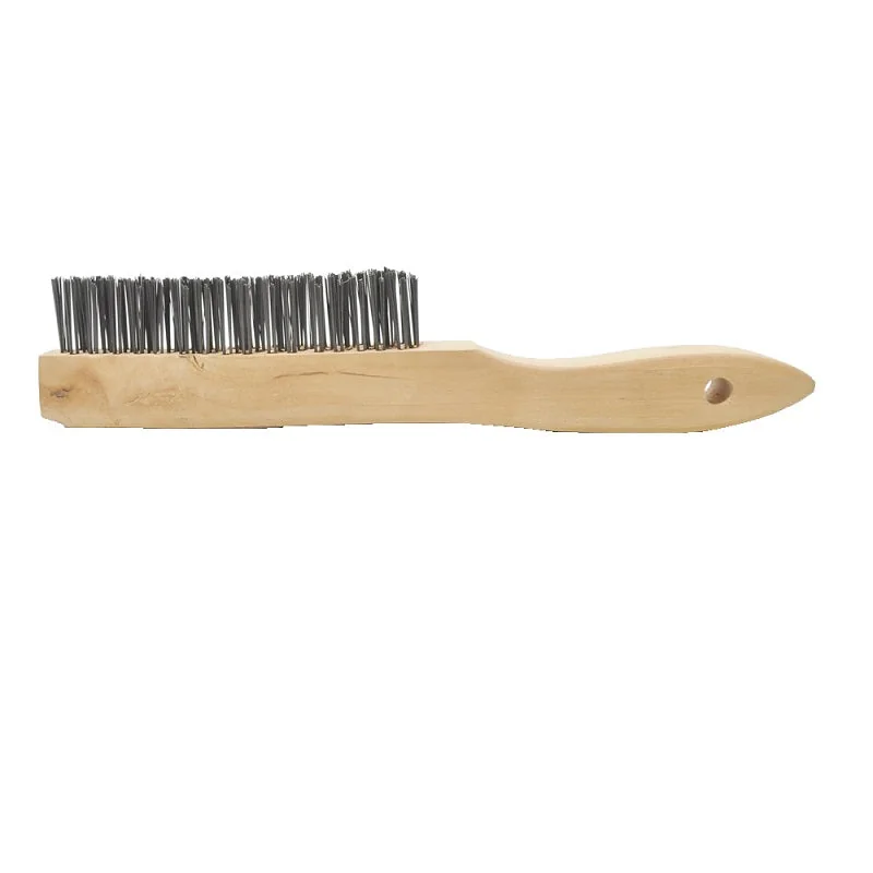 WIRE BRUSH 4*15*12 WOOD HANDLE (18)