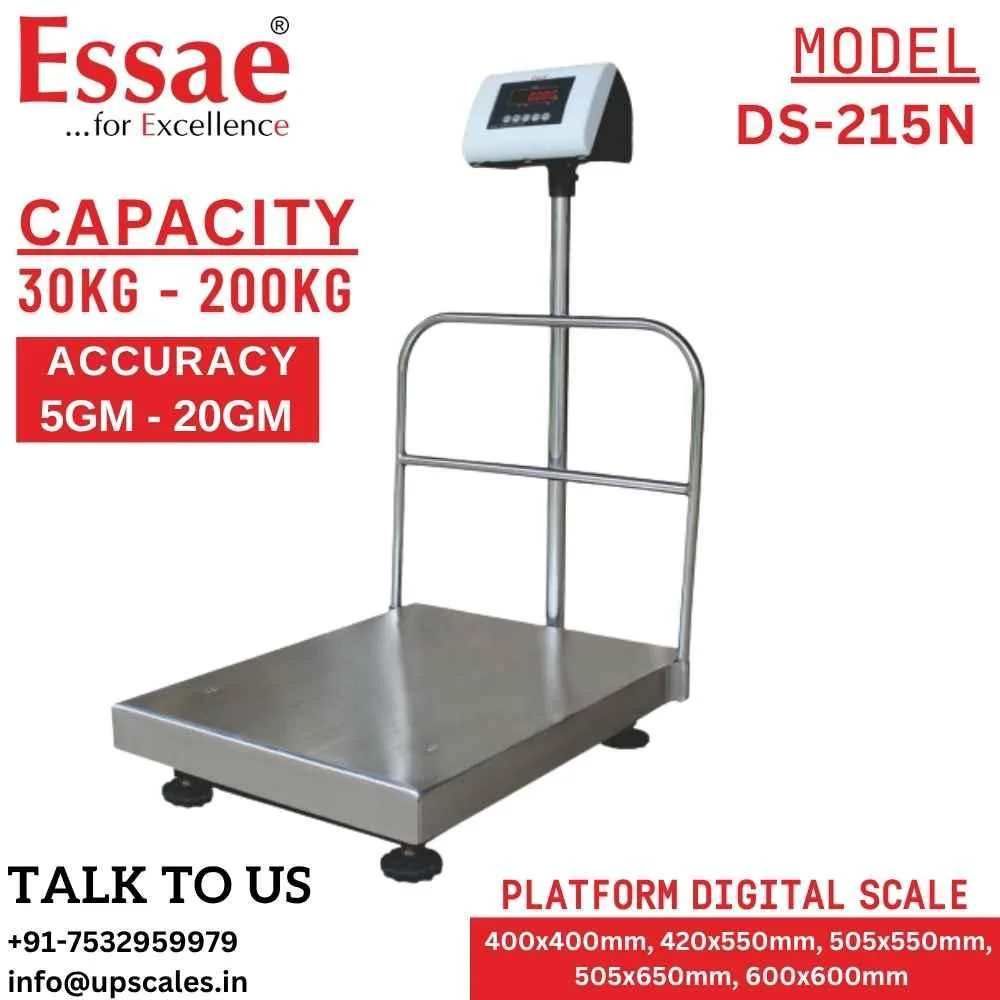 ELECTRONIC PLATFORM SCALE 200 KG (18)